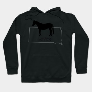 South Dakota Horse Lover Gift Hoodie